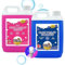 2 x Pink & Blue 2.5 Litre Combo Pack Caravan Toilet Fluid & Rinse Disinfectant For Motor Homes & Portable Toilets