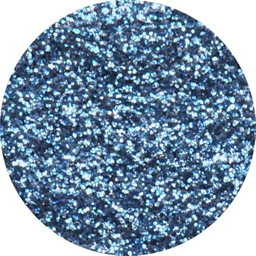 Eulenspiegel 907535 - Bio Glitter Meeresblau, 6 g, biologisch abbaubar, Glitzer für Gesicht & Körper