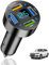 4 Ports Chargeur Voiture USB 66W, Chargeur Allume Cigare USB A, Charge Rapide, avec Voltmètre LED pour iPhone, iPad, Samsung, Smartphones, Tablettes - Accessoires Automobile