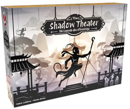 Asmodee, The Shadow Theater, Familienspiel, Brettspiel, 2 Spieler, ab 10+ Jahren, 20 Minuten, Deutsch