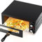 SXHEYUY Forno Elettrico per Pizza, Forno per Pizza in Acciaio Inossidabile da 1200 W, Forno per Pizza Nero per Ristorante Domestico, cuocipizza Commerciale da 12 Pollici