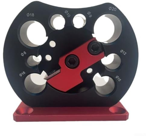 8–20 mm elektrische Bohrmaschine Fräsdübel Rundstab Hilfswerkzeug Holzbearbeitungswerkzeuge, verstellbare Dübelmacher-Klemme, runder Holzrunder, elektrische Bohrmaschine, Holzstift