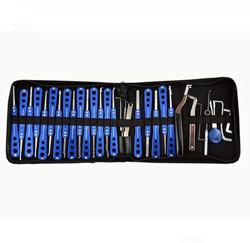 YCXNLONG Lockpicking Kit - Komplettes Schlosser 30-teiliges Lockpicking Set - Ideal zum Lernen und Üben von Techniken - Gadgets für Männer