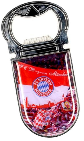 FC Bayern München Flaschenöffner - Fahne - Öffner | Magnet | Kapselheber | FCB