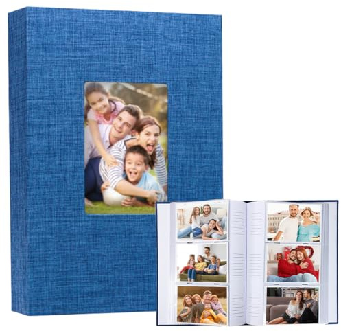 Álbum de Fotos 10x15 300 Fotos, con Ventana Frontal y Espacio para Escribir