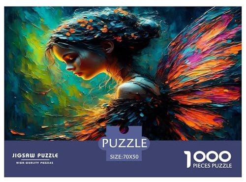 Kunst Elf Puzzle 1000 Teile Impossible Geschicklichkeitsspiel Für Die Ganze Familie, Klassische Geschenk Lernspiel Herausforderung Spielzeug Home Dekoration 70x50cm/1000pcs