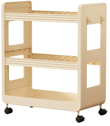Yoga Storage Rack - Home Gym Organizer with Hooks and Wheels, Multi Tier