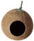OMEM Hamster Haus Bird House Kokosnuss, Kokosnussschale können in, Bambus, Vogelkäfig, fixiert, Hamster Käfige(L)