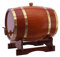 5L Eichenfass Holzfass für Speicher oder Alterung Wein & Spirituosen Wein Barrels Wein Halter Chocolate Color