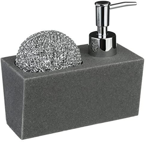 5five - seifenspender mit schwamm 170ml schwarz