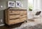 MASSIVMOEBEL24.DE VILLANDERS Sideboard 120x45x85 Wildeiche geölt - Versch Farben, Farbe:Natur geölt, Größe:120x45x85 cm (BxTxH)