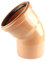 MKK - 19579-003 - KG Bogen 45° PP DN 110-200 Formteil Winkelstück Abwasserrohr orange DN 200