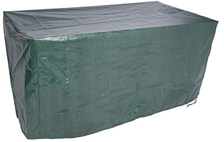 EUGAD Gartenmöbel Schutzhülle Abdeckhaube für Sitzgruppe Sonnenliege Gartentisch Gewebeplane Plane Hülle Rechteck 218x77x55cm Grün