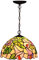 Blivuself Tiffany Lampe 12 Zoll Tiffany Color Glass Art Cafe Dekorative Beleuchtung Calla-Lilien-European Restaurant Kronleuchter