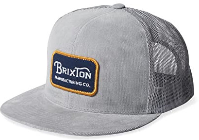 Brixton Mens Grade MESH Cap, Silver, O/S