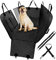 Formonix Dog Seat Covers For Cars Back Seats - 5 Layer Dog hammock for car with Mesh Window, Side Flaps & Anti scratch | Heat-pressed Waterproof dog travel hammock for cars/SUVs/Trucks