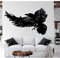 DIY Wall sticker Rabe Vogel Flügel Natur Tier Wandtattoo 72x46cm Wandtattoos Aufkleber Home Interior Kleinkinderzimmer