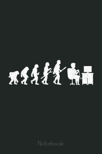 Funny Gamer Gift Evolution Video Games Player Gaming Notebook: Video Games Notebook and Tracker: Gamer's Journal Designed To Record Current and Future Gaming | Gaming Fire