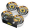 Crandon Pack mit 4 professionellen Rädern für Skateboard/Skate/Skateboard/Roller 52 mm x 32 mm Härte (100A)