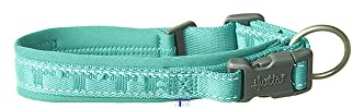 Hurtta Casual Hundehalsband ECO nachhaltigem Hundehalsband (45-55 cm, Peacock)