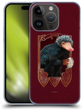 Head Case Designs Offizielle Fantastic Beasts and Where to Find Them Niffler Tiere Harte Rueckseiten Handyhülle Hülle Huelle kompatibel mit Apple iPhone 15 Pro