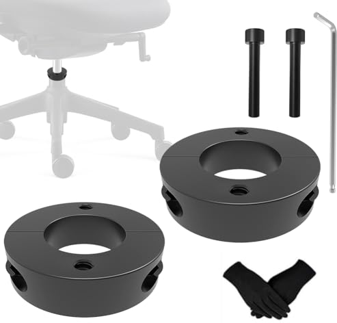 Editbar Office Chair Gas Lift Cylinder Removal Tools, Fix Sinking Office Chair Clamps for Stop Sinking, 2 Pieces 28mm Steel Tilt Control Tool Kit