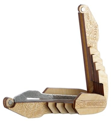 Shamanicshop Maultrommel von D.Glazyrin/Skiff (in Holzkoffer) – Professionelles Mundmusikinstrument (Kieferharfe), schöner Klang, hervorragende Qualität, original russische Maultrommel (Kieferharfe,