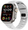 RYLIXAR Correa de Silicona Compatible con Apple Watch Ultra/Series 10/9/8/7/6/5/4/3/2/1/SE, 38-49mm, Deportiva (Blanco, 42mm/44mm/45mm/49mm/46mm(series10)