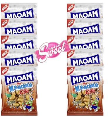 Party-Pack Maoam Cola Kracher - 10 Beutel je 200g, Ideal für Feiern
