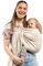 Boba Fascia ad Anelli Porta Bebè da Neonato a Bambino — Porta bebè leggero e traspirante, porta bebè salutare per le anche, fascia porta bebè per il trasporto frontale e laterale, 3,6-15,8 kg (Pampas)