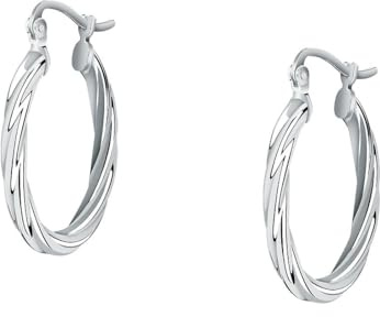 CHRIST CHRIST Damen-Creolen 925er Silber, recycelt