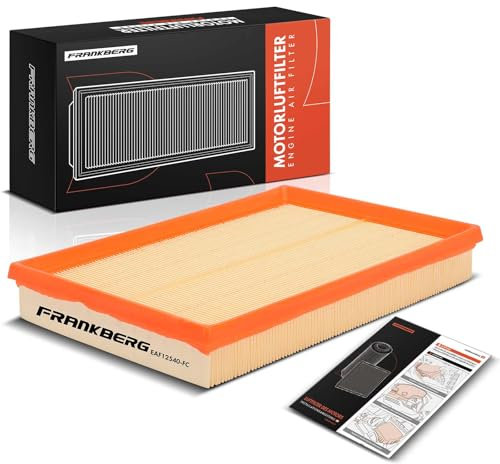 Frankberg 1x Filtro Aria Benzina/Diesel Compatibile con Combo Furgone/MPV 1.2L-1.7L 2001-2012 Corsa C X01 1.0L-1.8L 2000-2009 Meriva X03 1.2L-1.8L 2003-2010 Replace# 13270886