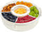 STORICANS Snack Tray Rotating Snack Box Container, 12inch Divided Serving Tray with Lid and Handle Snackle Box Container, Reusable Serving Platters Bowls Snack Organiser for Fruit, Veggie, Candy