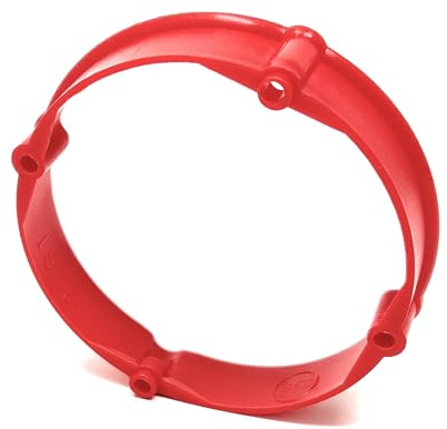 SD ProfiLine Putzausgleichsringe,Schraubabstand 60mm, 25 Stück (rot, 12mm tief)