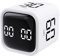 Temporizador de cubo con sensor de gravedad, temporizador de ejercicio, modos de vibración y silencio, temporizador personalizado de 5/10/30/60 minutos para trabajo, estudio, cocina (blanco)