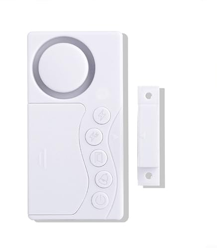 CWOQOCW 4 In1 Freezer Door Alarm Safety Alarm For 3/15/30/60 Seconds Adjustable Delay With Loud 108 DB