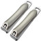 VOGARB Curved and Straight Nail Clippers Set for Men Fingernail and Toenails, Heavy Duty Ultra Sharp Stainless Steel Nail Cutter with Catcher for Women Adult (Champagne)