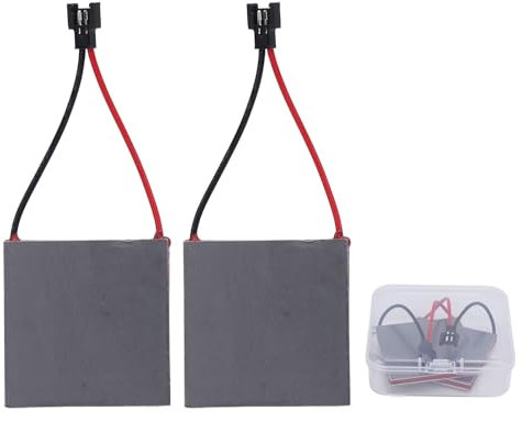 Fockety Motor-Stromerzeugung, 2 Stück, Kaminventilator, Stromerzeugung, Kaminventilator-Generator, Wärmebetriebener Holzofen-Ventilator, Ersatzblatt, Kaminventilator-Zubehör für Holz