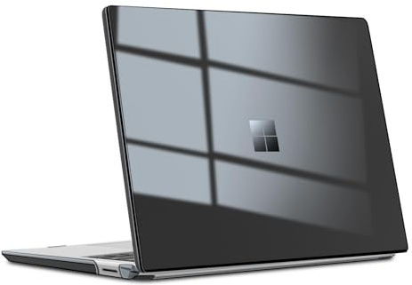 Custodia sottile per laptop Microsoft Surface 3/4/5 da 13,5, nero satinato