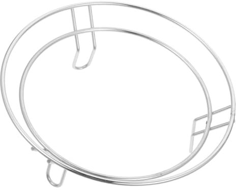 Healifty Stainless Steel Pot Rack Protectors Instant Oven Pans Jar Air Griddle Handle Mats Wok Burner Dehydrator Rack Racks Carpet Tape Heater Portable Utensil Holder Heating Pad Rug Silver