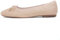 TRUFFLE Faye Womens Nude Wider Fit Ballerina - Size 4 UK - Pink