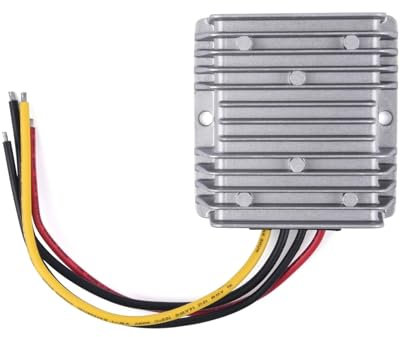 MONIZMVC Spannungswandler von 60-72 V auf 12 V/13,8 V/19 V/24 V DC, Spannungsregler 5 A, 10 A, 15 A, wasserdicht, für Auto (5 A, 12 V, 72 V, 19 V)