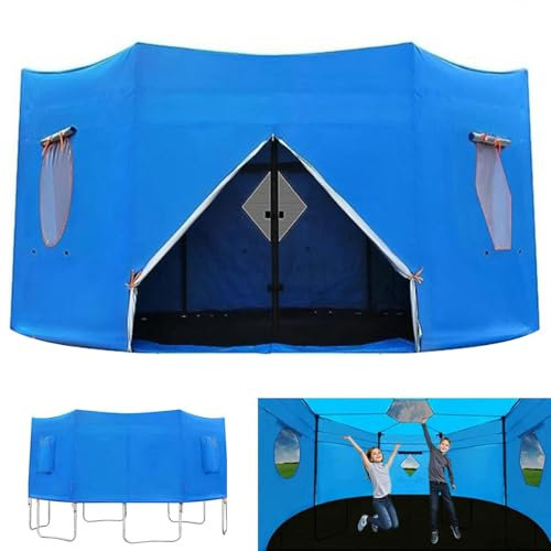 Trampolinzelt, Oxford-Stoff-Trampolin-Schattenabdeckung, 6 Fuß, 8 Fuß, 10 Fuß, 12 Fuß, 14 Fuß, 15 Fuß Trampolinzelt, Trampolin-Abdeckung Mit Fenster Und Dachfenster, Trampolin-überdachung(14FT-6)