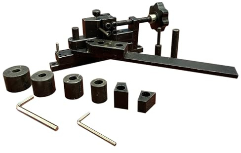 HeinaTond Mini Metal Bending Machine Manual Biegemaschine für Stahl Kupfer Aluminium Eisen und Draht Universeller Ringbiegemaschine Handbuch Rohrbiegemaschine für Metallmaterialien