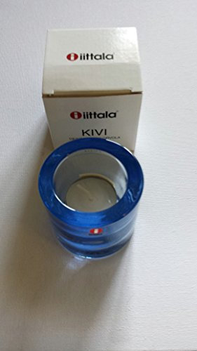 Iittala Kivi Teelichthalter Leuchter wasserblau 6 cm