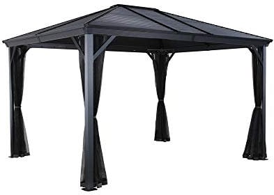 Sojag Aluminium Pavillon Ventura 1014 | Basaltgrau | 296x423x261 cm