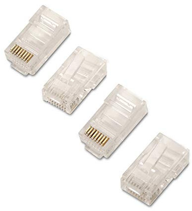 BOLSA 10 CONECTORES RJ45 AISENS 8 HILOS CAT 5E AWG24 A138-0290
