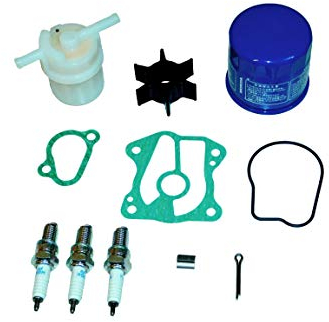 Saarwebstore Wartungskit kompatibel mit Honda BF 35A • BF 40A/B • BF 45A • BF 50A 06211-ZV5-505 Aussenborder Servicekit Marine