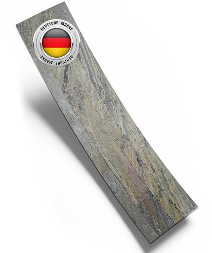 AS Country Stone | Wandverkleidung Steinoptik, Wandpaneele Steinoptik selbstklebend, Schiefer Tapete, Schieferfurnier für Innenbereich, Geschäftsräume I AS 2002