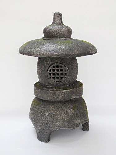 Hi-Line Gift Ltd. 40IN Grey Stone Pagoda Lantern